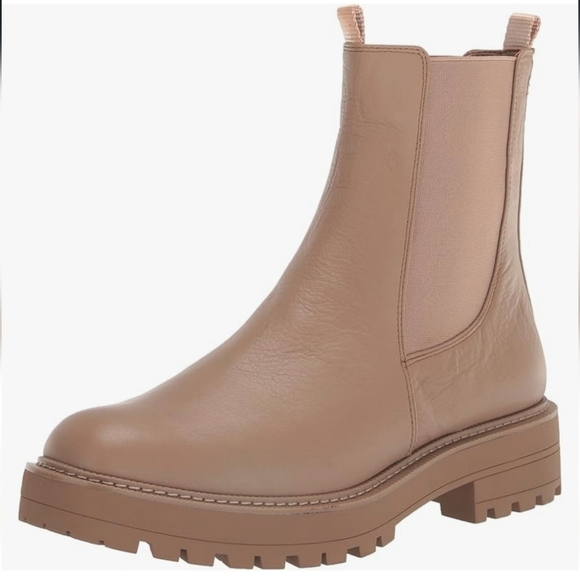 NEW Sam Edelman Women's Tan Chelsea Boots Size 9 leather upper - Picture 2 of 16